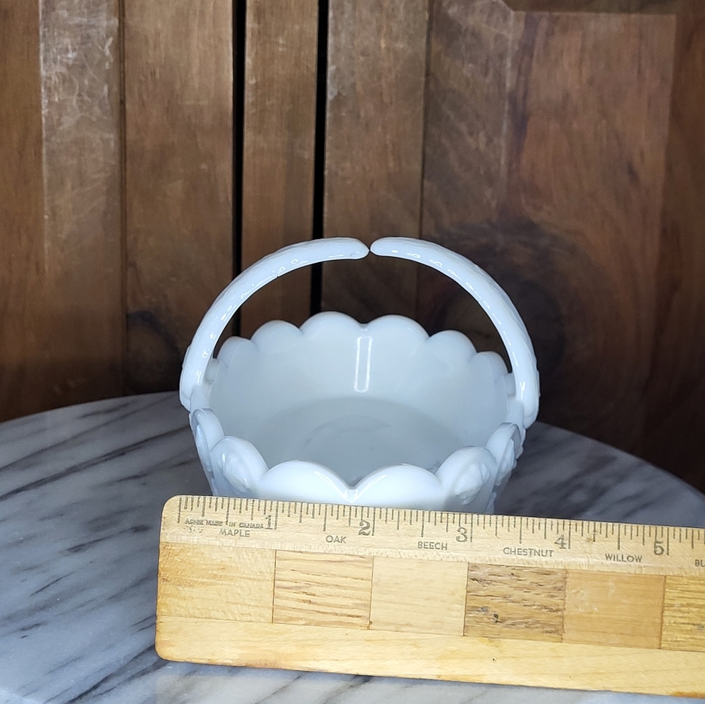 Milk Glass Candy Dish - Picture 5 of 13